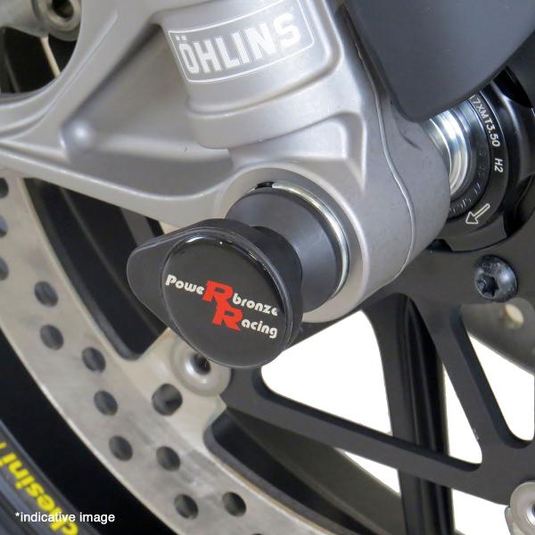 PowerBronze black swingarm protector kit Yamaha MT10 2016-2024