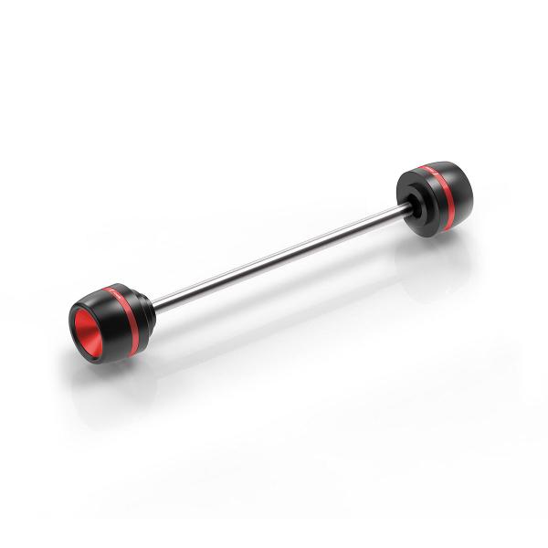 Protezione asse ruota anteriore Rizoma rosso Kawasaki Z900 2017-2018