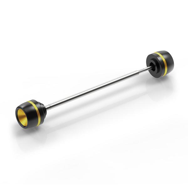 Protezione asse ruota anteriore Rizoma giallo Triumph Speed Triple 1200RR 2022-2024