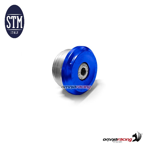 Protection cap frame hole STM diameter 20mm blue color for Ducati