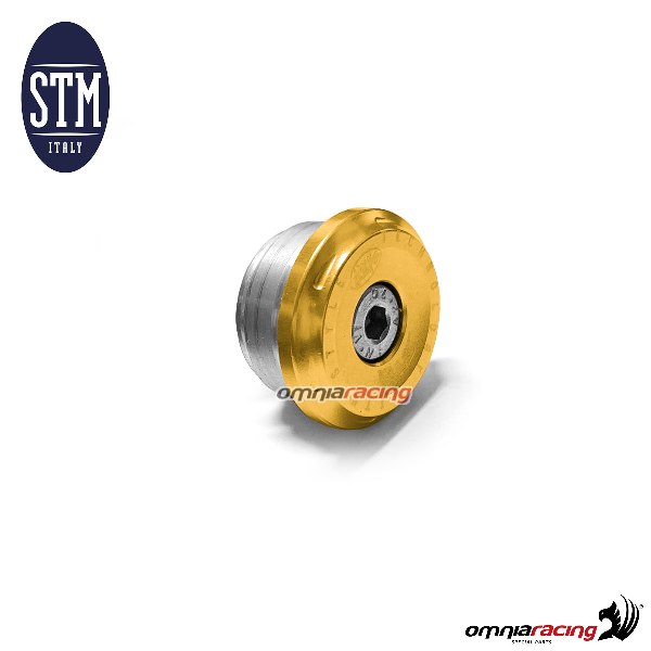 Protection cap frame hole STM diameter 14mm gold color for Ducati