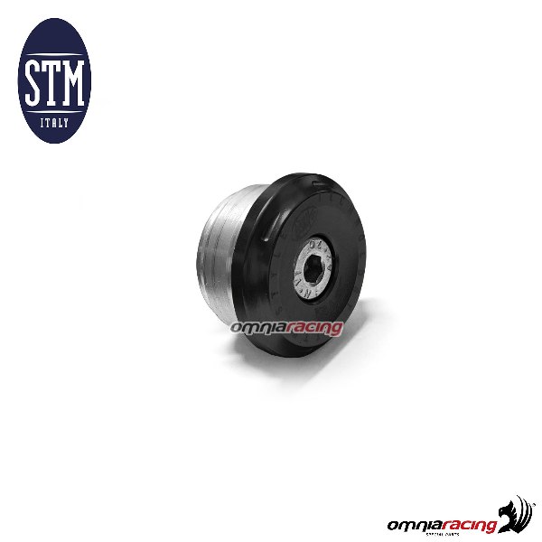 Tappo STM per protezione foro telaio diametro 23mm colore nero per Ducati