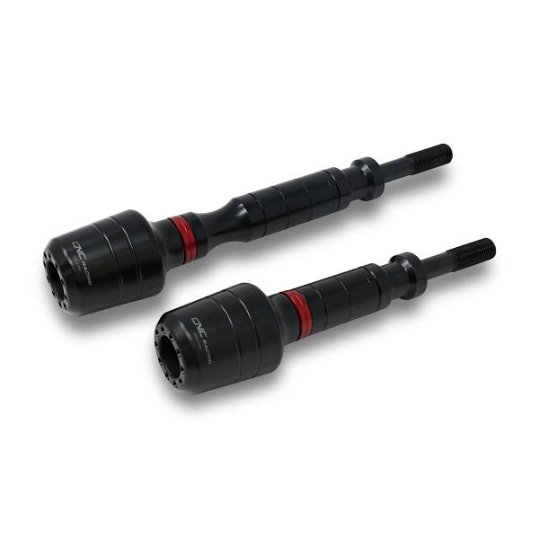 Tamponi protezione telaio CNC Racing rosso Ducati Monster 1200 2014-2021