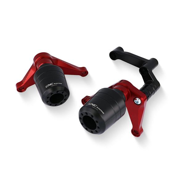 CNC Racing red frame protection Ducati Panigale V4 2018-2021
