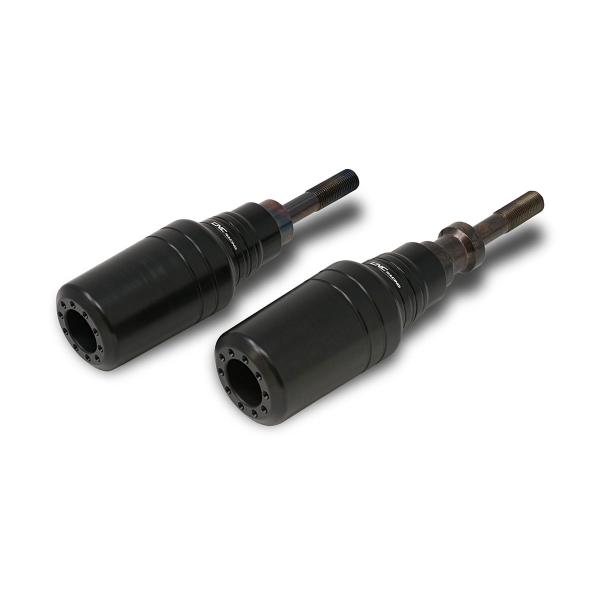 Tamponi protezione telaio CNC Racing nero Ducati Streetfighter V4S 2020-2024