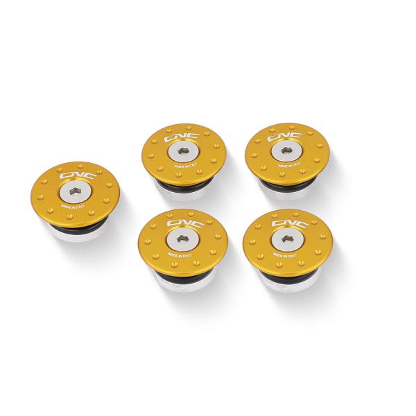 CNC Racing gold frame caps Ducati Monster 1000 2003-2006