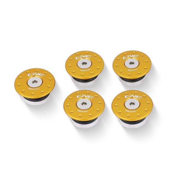 CNC Racing gold frame caps Ducati 1098 2007-2008