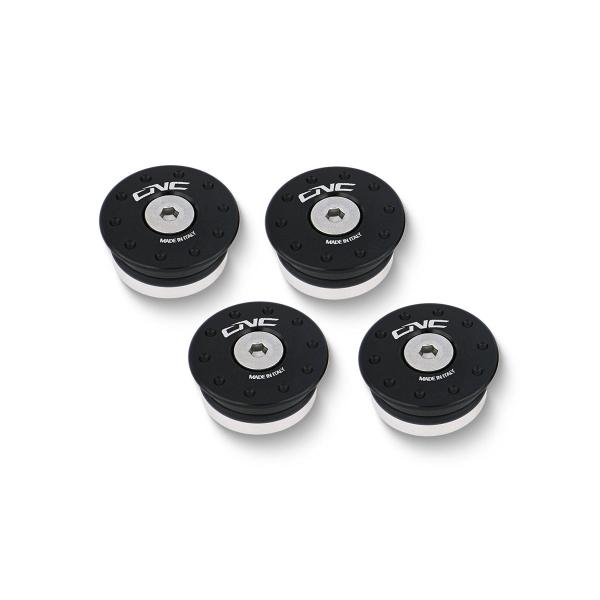 CNC Racing black frame caps Ducati Monster 797 2017-2020