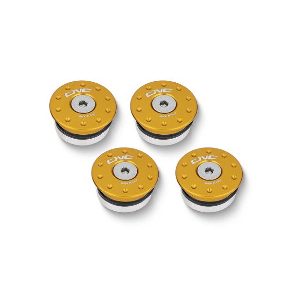 CNC Racing gold frame caps Ducati Scrambler 800 Icon 2015-2024