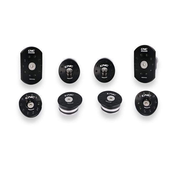 CNC Racing black frame caps Mv Agusta Brutale 1090 2013-2017