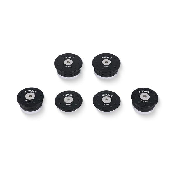 CNC Racing black frame cap kit Ducati Hypermotard 950 2019-2024