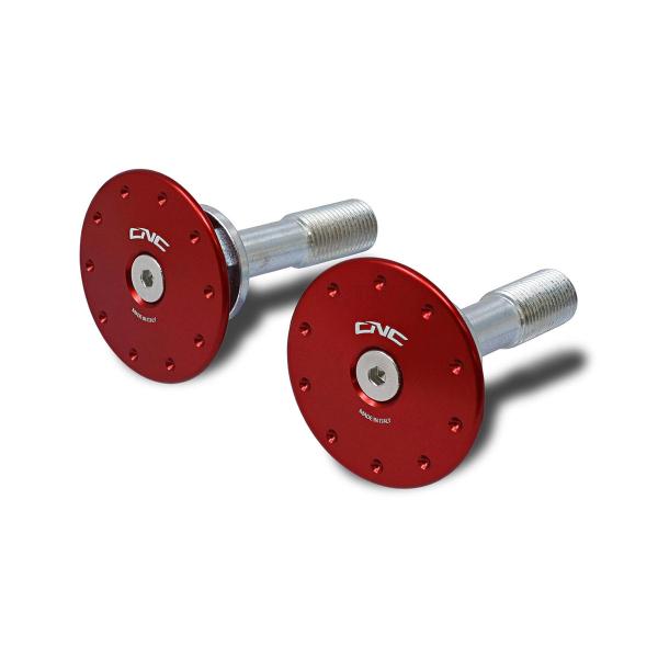 CNC Racing red large hole frame cap kit Ducati Streetfighter V4 2020-2024