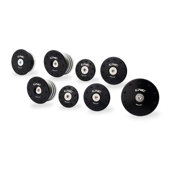 CNC Racing black frame cap kit Ducati Monster 937 2021-2024