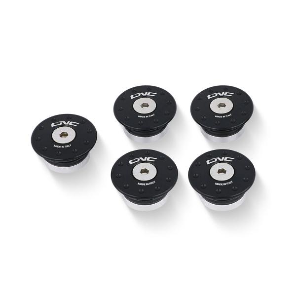 CNC Racing black small hole frame caps Ducati Multistrada 950 2017-2021