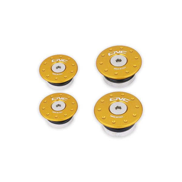 CNC Racing gold frame cap kit Ducati DesertX 937 2022-2024