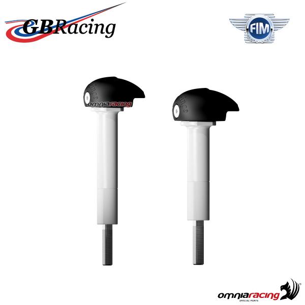 Coppia slider tamponi paratelaio uso pista GBRacing Kawasaki Ninja 400 2018-2023