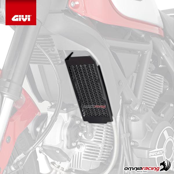 GIVI Protezione Radiatore Specifica in Acciaio Nero per Ducati Scrambler 800 2015>