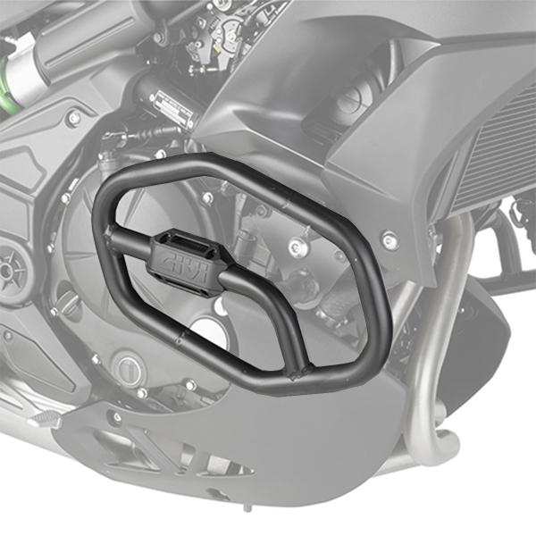 Protezione paramotore Givi nero Kawasaki Versys 650 2015-2021