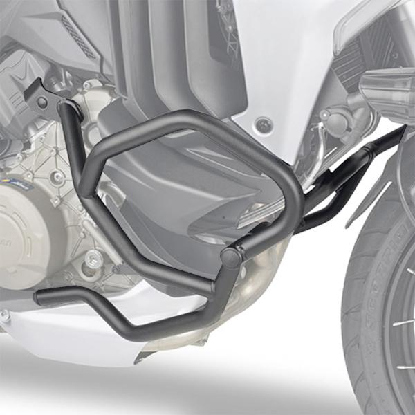 GIVI Paracolpi paramotore alto tubolare nero protezione telaio per Ducati Multistrada V4 2021>