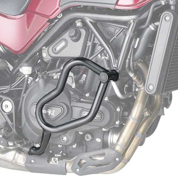 Engine guard Givi black crash bars Benelli Leoncino 500 2017-2022