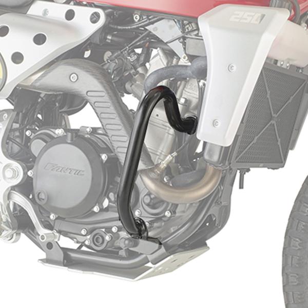 Engine guard Givi black crash bars FanticMotor Caballero Scrambler 500 2018-2022