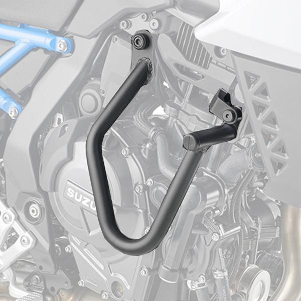 Kappa black tubular crash bars Suzuki GSX8S 2023-2024