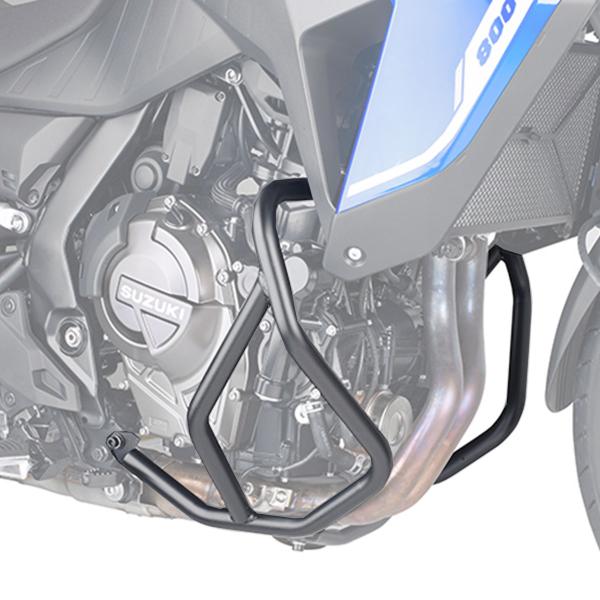 Kappa black tubular crash bars Suzuki Vstrom 800SE 2023-2024