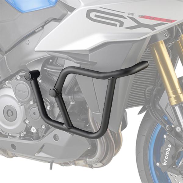Kappa black tubular crash bars Suzuki GSXS1000GX 2024