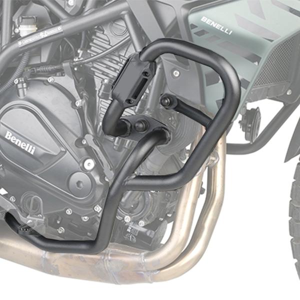 Kappa black tubular crash bars Benelli TRK702/TRK702X 2023-2024