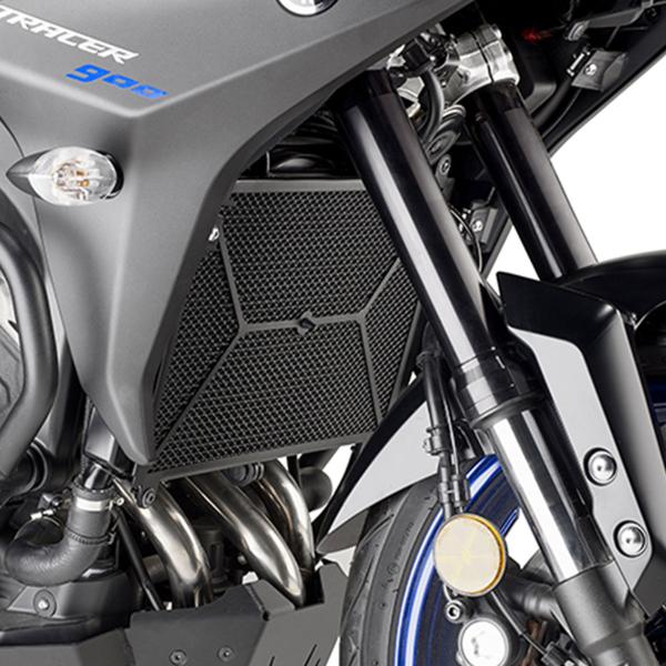 Resin Bike Aufkleber für Motorrad Kompatibel mit Yamaha Tracer 900-900 2018-2020 GT Nimbus Grey. Handschutz vor Stößen und Kratzern. 3D-Harzklebstoff – Stickers - Made in Italy
