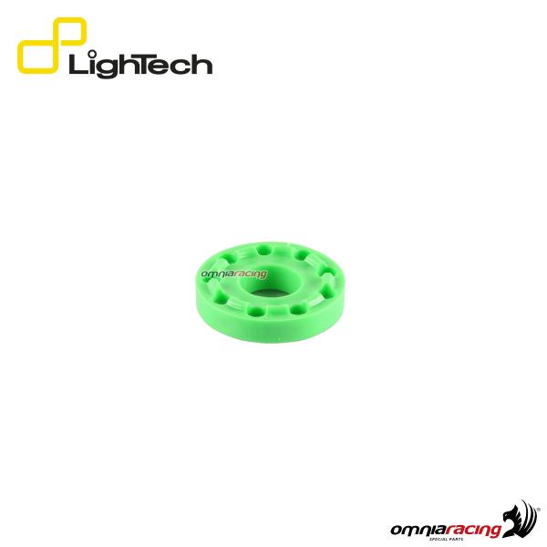 Lightech coppia di gommini per protezione telaio / tamponi paratelaio colore verde