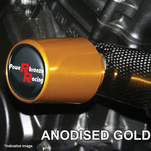 Coppia tamponi telaio PowerBronze oro BMW F750GS 2018-2024