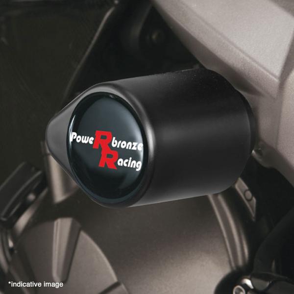 Coppia tamponi telaio PowerBronze neri BMW F900XR 2020-2024