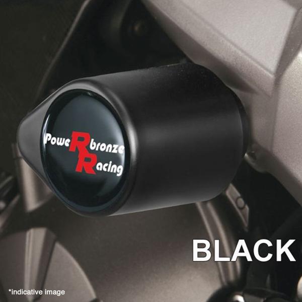 Coppia tamponi telaio PowerBronze neri Suzuki GSXS750 2017-2023