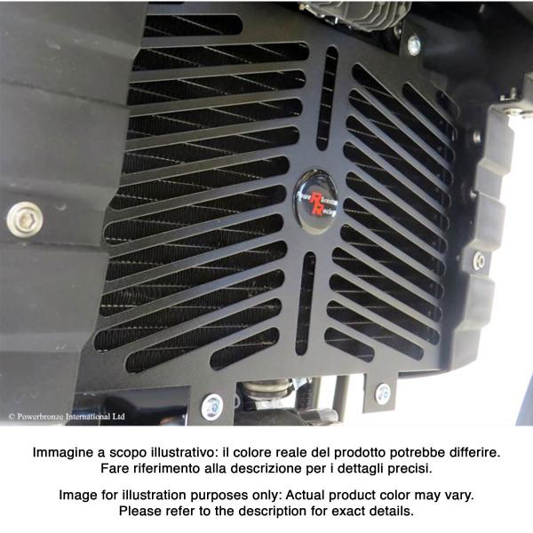 Griglia protezione radiatore acciaio PowerBronze nero BMW G310GS 2017-2024