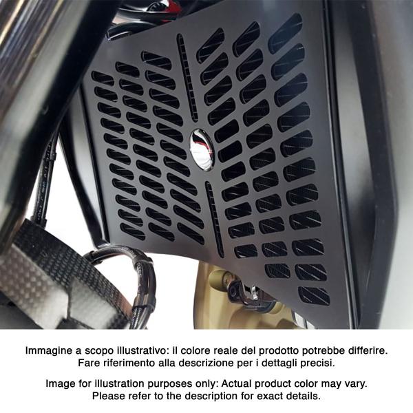 Griglia protezione radiatore PowerBronze nero lucido Ducati Monster 1200 2014-2019