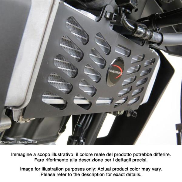 Griglia protezione radiatore PowerBronze nero lucido Honda CB125R Neo Sports Cafe 2018-2024