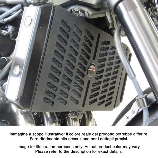 Griglia protezione radiatore acciaio PowerBronze nero Kawasaki Z900RS 2018-2020