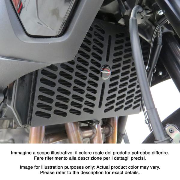 Griglia protezione radiatore PowerBronze nero lucido Kawasaki Versys 1000 2019-2020
