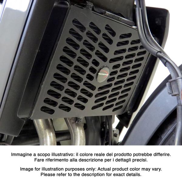 Griglia protezione radiatore PowerBronze nero lucido Kawasaki Vulcan 650S 2015-2025