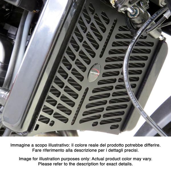 Griglia protezione radiatore acciaio PowerBronze nero KTM Duke 790 / R 2018-2023