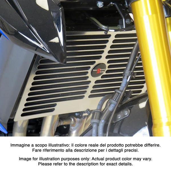 Griglia protezione radiatore acciaio PowerBronze lucidato Suzuki GSXS750 2017-2023