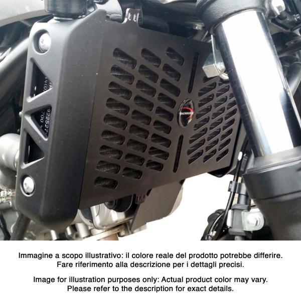 Griglia protezione radiatore PowerBronze nero opaco Suzuki SV650A ABS 2016-2024
