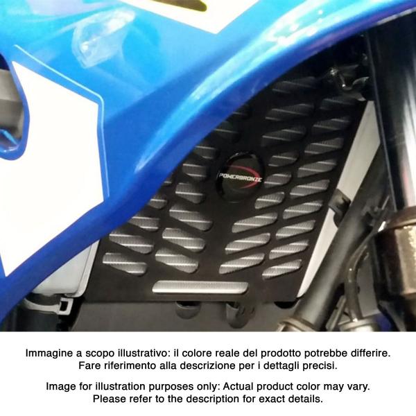 Griglia protezione radiatore PowerBronze blu Suzuki GSXR125 2017-2024