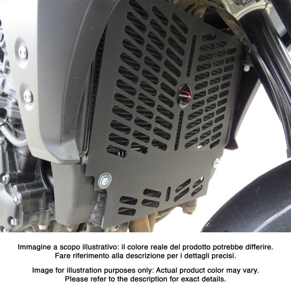 Griglia protezione radiatore PowerBronze nero lucido Triumph Tiger 1050 Sport 2016-2020