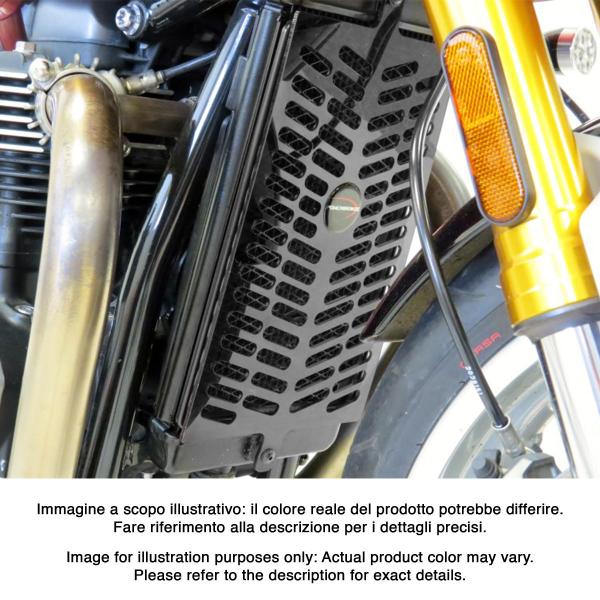Griglia protezione radiatore PowerBronze nero opaco Triumph Speed Twin 1200 2019-2023