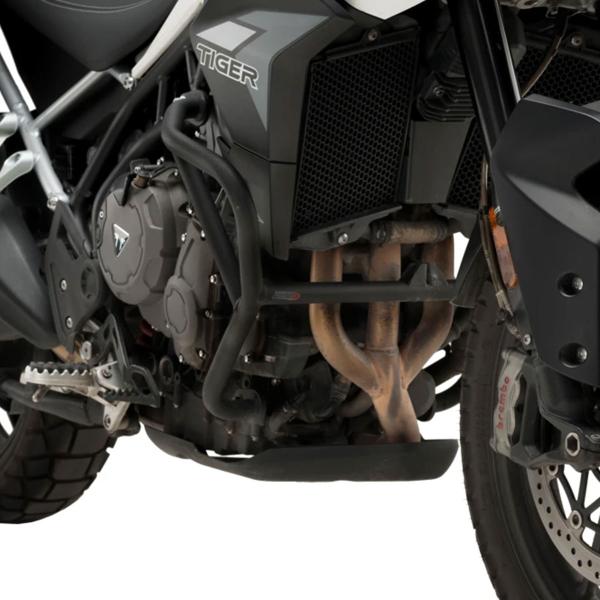 Puig Black Engine crash bars Triumph Tiger 900 Rally 2020-2023