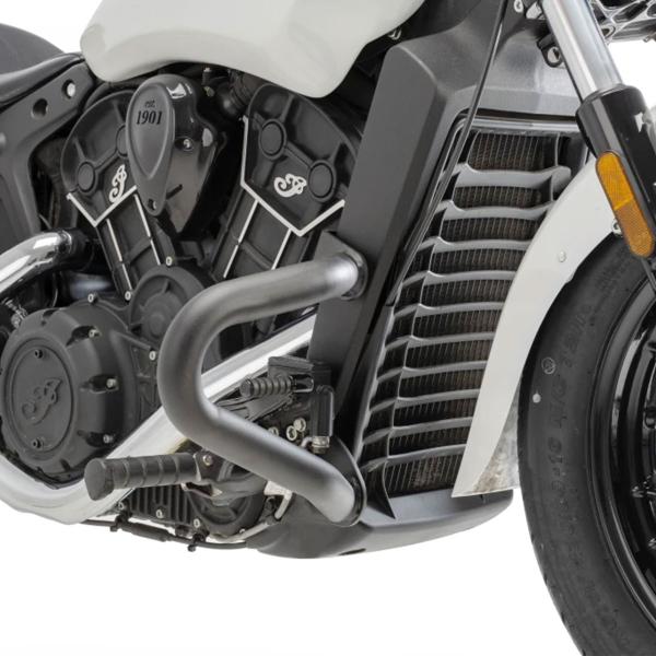 Puig Black Engine crash bars Indian Scout 2015-2025