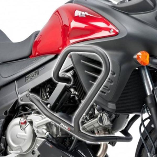 Puig Black Engine crash bars Suzuki Vstrom 650 2004-2013
