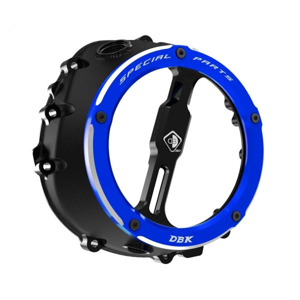 Carter frizione DBK Coperchio EVO trasparente Nero-Blu BMW M1000RR 2021-2026